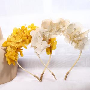 CLARMER الصيف المرأة إكسسوارات الشعر بلون البرقوق الصغيرة زهور مخصصة عقال للنساء - Product Image 2