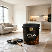 Peinture murale intérieure acrylique Validea à faible teneur en COV, lavable, haute couvrance, finition mate pour chambre, salon, hôtel, bureau, décoration intérieure