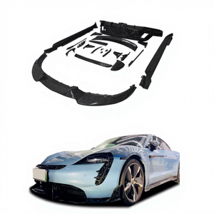 ชุดแต่งคาร์บอนไฟเบอร์แบบแห้งสไตล์ MSY สำหรับ Porsche Taycan ประกอบด้วยลิ้นหน้า กระจังหน้า ฝาครอบกระจกมองข้าง สเกิร์ตข้าง ดิฟฟิวเซอร์หลัง สปอยเลอร์หลัง - Product Image 1