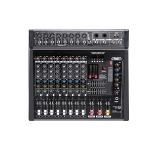 Console de mixage DMX série grande capacité avec amplificateur 16DSP/99DSP 350W*2CH à 4 ohms, panneau arrière avec <span class=keywords><strong>3</strong></span> ventilateurs, console de mixage de scène - Product Image 2
