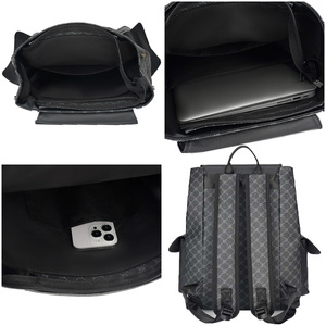 <span class=keywords><strong>Sac</strong></span> <span class=keywords><strong>à</strong></span> <span class=keywords><strong>dos</strong></span> <span class=keywords><strong>tendance</strong></span> en cuir PU pour <span class=keywords><strong>homme</strong></span>, <span class=keywords><strong>sac</strong></span> <span class=keywords><strong>à</strong></span> <span class=keywords><strong>dos</strong></span> de luxe imperméable pour l'université et l'école - Product Image 3