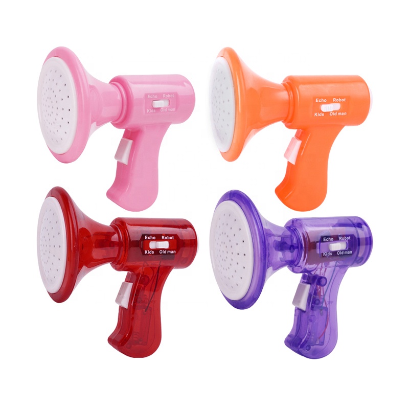 Устройство голосовое Encryptor для детей, Маленький Многофункциональный преобразователь голоса для детей с функцией Мегафона, 4 различных звуковых эффекта, голосовые модификаторы
