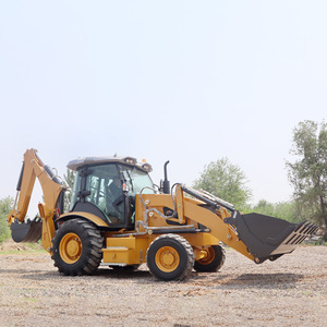 Retroescavadeira 4 Ton <b>Backhoe</b> Mini 4X4 <b>Backhoe</b> Excavator Mini Rebocavel Earthworks <b>Tractor</b> With <b>Backhoe</b> - Product Image 4