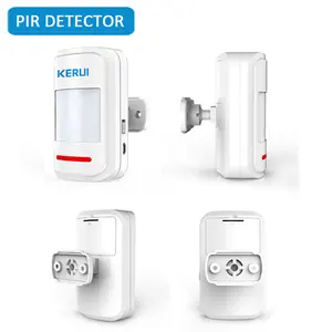 Kerui Tuya Smart App Remote Control Alexa Google Home Alarm System GSM/GPRS/WiFi/2G 100 Detectors 100 Remote Controls