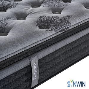Matelas orthopédique <span class=keywords><strong>de</strong></span> luxe 32 cm Euro Top <span class=keywords><strong>Technologie</strong></span> <span class=keywords><strong>de</strong></span> ressorts ensachés Mousse à haute densité et résilience Tissu en coton tricoté durable - Product Image 1