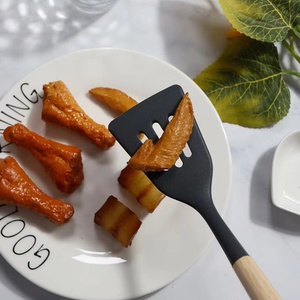 Wholesale <b>Silicone</b> Kitchen Cooking Utensil Set Spatula Shovel Cooking <b>Tools</b> Kitchen Utensils With Block - Product Image 3