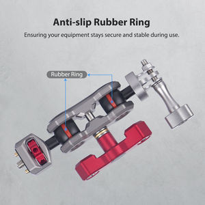 CAME-TV OEM Bras magique à double tête sphérique à vis de 1/4 pouces avec goupilles rétractables et adaptateur de montage <span class=keywords><strong>Go</strong></span> <span class=keywords><strong>Pro</strong></span> pour caméra d'action à <span class=keywords><strong>ventouse</strong></span> - Product Image 6