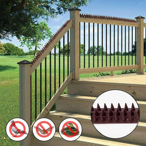 Magazzino Regno Unito 10 pz giardino esterno uccello repellente recinzione davanzale per finestre tetto controllo dei parassiti uccello punte spine uccello punte Anti piccione - Product Image 5