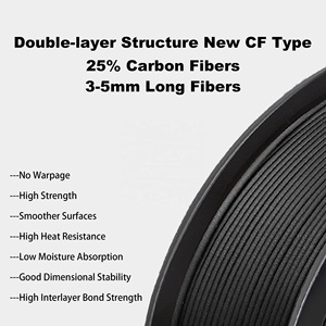 Sting3d Nouveau Lancement Fibre De Carbone 25% Contenu PA PC <span class=keywords><strong>ABS</strong></span> PETG PLA <span class=keywords><strong>CF</strong></span> Filament D'imprimante 3d PLA 1.75mm Filament Impression 3d - Product Image 6