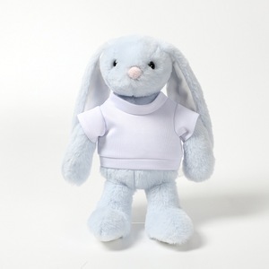 Simpatico Coniglietto di Peluche con Maglietta - Morbido Coniglio Imbottito con <span class=keywords><strong>Vestiti</strong></span>, Compagno di Comfort per Bambini - Product Image 4