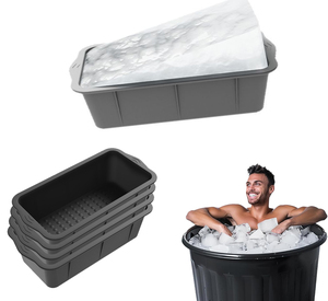 Grand moule à bloc de glace personnalisé Grand bac à glace Moules en silicone de 9,4 lb pour glaçons plongeants froids ou glacières - Product Image 1