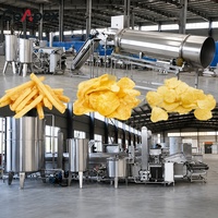 Machine à chips de patate douce certifiée CE, solution clé en main avec support à vie