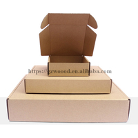 Vente en gros expédition simple personnalisée boîtes en papier kraft boîte postale boîte d'expédition en carton pour plantes sans logo