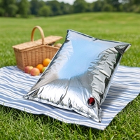 Pochette Doypack avec valve, en PE de qualité alimentaire, thermoscellée, jetable, pour emballage de liquides et boissons gazeuses