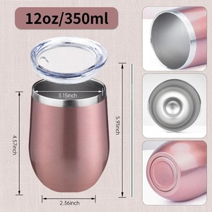 Set di 4 Tazze Eleganti per Vino o Caffè, Ideali per Bevande sul Terrazzo - Product Image 2