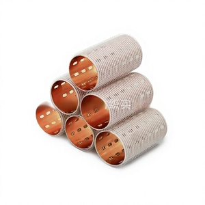 Antique Bronze-colored Nylon Aluminum-core Strap Hair <strong>Rollers</strong> <strong>Large</strong> and Medium Sizes Including <strong>Roller</strong> Clip; Lihua Hair <strong>Rollers</strong> - Product Image 1