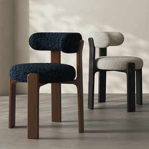Sedia Nordica <span class=keywords><strong>di</strong></span> Lusso in <span class=keywords><strong>Legno</strong></span> Massello Stile Mid-Century Moderno <span class=keywords><strong>per</strong></span> Sala da Pranzo, Hotel, <span class=keywords><strong>Cucina</strong></span>, 4/6/8 Posti, Design <span class=keywords><strong>di</strong></span> Alta Gamma in Velluto Beige - Product Image 2