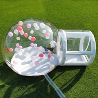 Dôme gonflable transparent en PVC de 10 pieds avec souffleur pour événements, fêtes, location et divertissement pour enfants