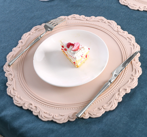 New Design <b>Round</b> Shape Heat Insulation Dining <b>Table</b> <b>Mat</b> Silicone Placemats for Kitchen - Product Image 5