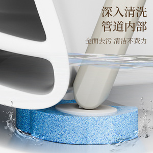 Toilet <b>Brush</b> With Replaceable Head Long Handle Wall Mountable For Bathroom Cleaning - Product Image 4