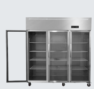 Refrigerador Comercial de Gran Capacidad con Puerta de Vidrio Transparente, Congelador Vertical de Exhibición, Refrigerador de Cocina de Acero Inoxidable - Product Image 4