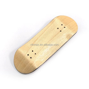 Custom Maple Fingerboard Deck 32/34mm High Concave Round Edge 4 Dyed Plies OEM Graphic - Product Image 2