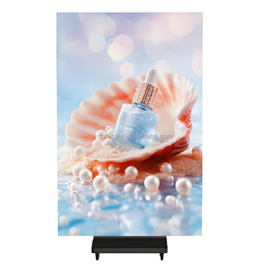 Wondershine quảng cáo trong nhà dẫn Màn hình hiển thị p1.25 p2.5 GoB Bảng điều chỉnh hai mặt <span class=keywords><strong>3</strong></span> khuôn mặt ba lần điện tử gấp Poster - Product Image 2