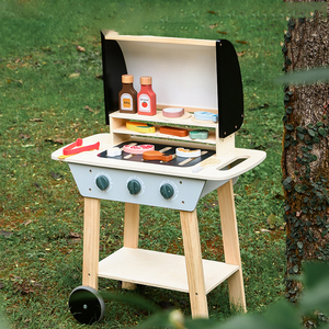 Nouveauté 2023 : Ensemble <span class=keywords><strong>de</strong></span> barbecue en bois écologique et coloré pour enfants, jeu <span class=keywords><strong>de</strong></span> <span class=keywords><strong>cuisine</strong></span> Montessori, chariot <span class=keywords><strong>de</strong></span> jeu pour bébés - Product Image 3