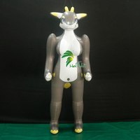 Chèvre gonflable géante en PVC, oreiller gonflable pour le corps, chèvre anime, sautillant, animaux, loup, jouet sphérique