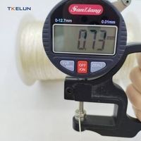 Résistance aux acides et aux alcalis haute résistance 0.7mm 1mm 1.2mm aller au fond UHMWPE mélange d'aramide corde tressée utilisée pour la pêche par drone
