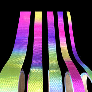 Autocollants de roue de <span class=keywords><strong>moto</strong></span> hautement réfléchissants pour jantes de voiture S Ruban réfléchissant arc-en-ciel pour vélo - Product Image 4