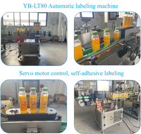 Machine de capsulage remplissante de boisson d'énergie de bouteille de tir automatique de 60ml ligne de machine d'embouteillage de boisson de jus de 300ml 500ml