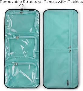 Échantillon Gratuit : Sac de Voyage/Deportation Noir pour Costume de Danse de Compétition avec Tringle et 4 Roues, Poignée Pliante, Personnalisable - Product Image 2