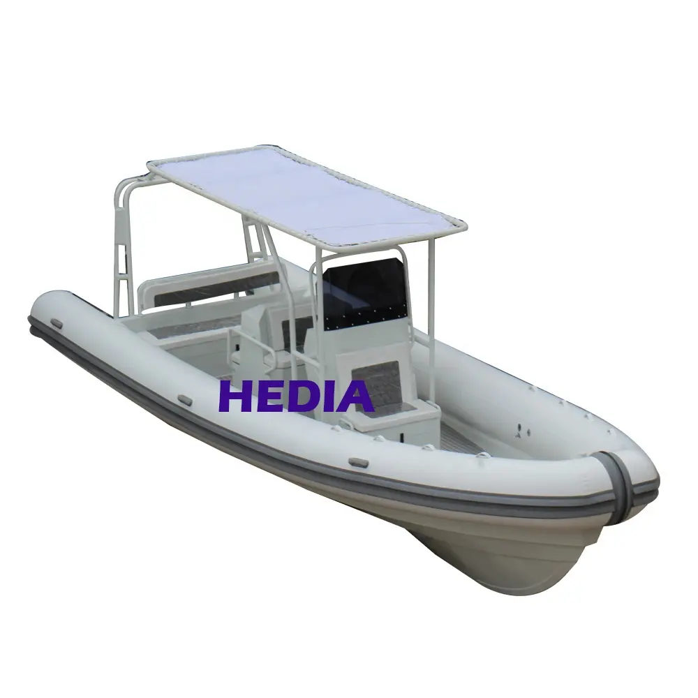 27ft Luxus Design Hedia weiß Orca 866 Hypalon Rib Aluminium Boot mit hochwertigen Sitzen