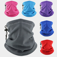 Herbst/Winter Snood Fleece-gefütterte, verdickte, wärmende Thermo-Mütze aus 100 % Polyester, winddichte Mütze für kaltes Wetter, Radfahren, grenzüberschreitend