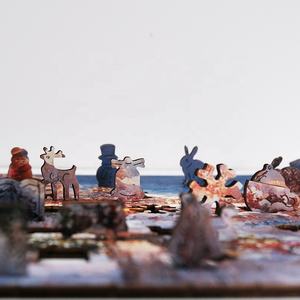 Bloques de rompecabezas de madera de Navidad para niños y adultos, el mejor regalo, juego familiar, fabricante de rompecabezas de madera - Product Image 4