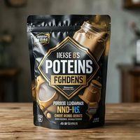 Sachets Doypack refermables haute barrière de qualité alimentaire pour poudre protéinée, compléments de fitness et nutrition sportive