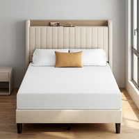 8 Zoll Gel-Memory-Schaum-Matratze in voller Größe, 3 Schaumstofflagen, atmungsaktiver Polyesterstoff, Grüntee-Duft, mittelfest, für Schlafzimmer, Nr. 8
