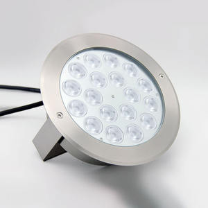 Projecteurs LED Submersibles Extérieurs Étanche IP68 36W RGB DMX en Acier Inoxydable à Changement de Couleur et Orientables pour Fontaines - Product Image 1