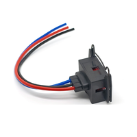Connecteur de bobine d'allumage femelle en cuivre à 3 broches pour moteur automobile Ford, indice de protection IP67, 12V, faisceau de câblage AWG18