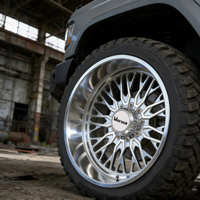 Nouvelle jante en alliage forgé Viorock de style H, adaptée aux camions Ford RAM, 22, 24, 26, 28 pouces, finition polie