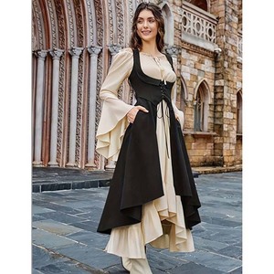 Costume de fête vintage pour femmes, costume de pirate, de fermière, de la période de la Renaissance, WDEC-055 - Product Image 5