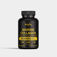 Complément de beauté au collagène hydrolysé sous marque privée, capsules anti-rides pour adultes, 60 unités, soutien immunitaire, petite production