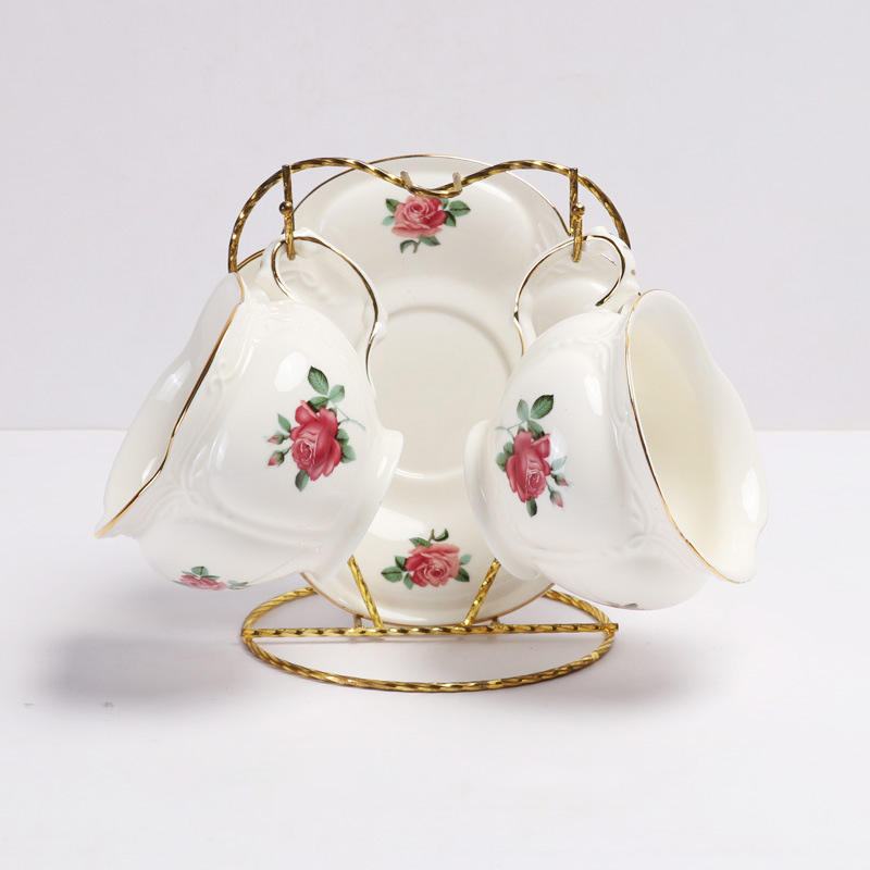 double cup and saucer