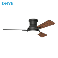 Ventilateur de plafond réversible à 3 pales avec lumière LED à intensité variable, 6 vitesses, silencieux, idéal pour les fermes modernes