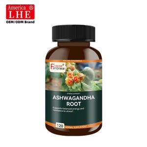 Extractos de Ashwagandha en Cápsulas (120 Unidades), Favorecen el Estado de Ánimo y la Reducción del Estrés en Hombres y Mujeres - Product Image 1