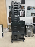 Altavoz Line Array Pasivo Mono Dual de 10 Pulgadas Serie LS3 LA 6+4+2+2 con Potencia de 700W/500W, Carcasa de Madera, Garantía de 3 Años