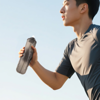 Bouteille d'eau souple pliable - Pliable, sans BPA, anti-fuite pour la course à pied, la randonnée et les sports de plein air