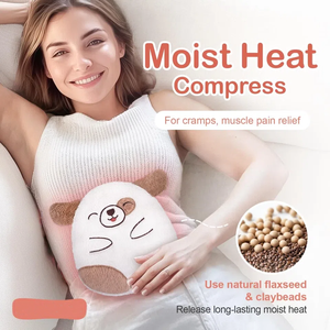 Peluche Calentable con Forma <span class=keywords><strong>de</strong></span> Cachorro, Terapia <span class=keywords><strong>de</strong></span> Calor para Bebés, Alivio <span class=keywords><strong>de</strong></span> <span class=keywords><strong>Ansiedad</strong></span> <span class=keywords><strong>y</strong></span> Cólicos, Juguete <span class=keywords><strong>de</strong></span> Peluche para Microondas con Granos Naturales - Product Image 2