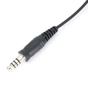 Écouteur acoustique de sécurité avec tube flexible, prise NATO 7,1 mm, audio clair, micro PTT intégré pour talkie-walkie, communication discrète - Product Image 3
